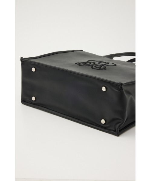 rienda(リエンダ)の「【WEB限定】WRRロゴフェイクレザートートバッグ(トートバッグ・レディース・ブラック・FREE)」の10枚目の写真