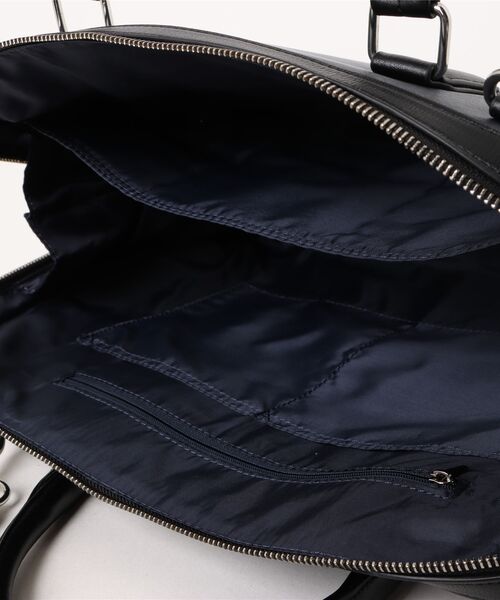 TAKA-Q（タカキュー）の「【2WAY A4対応】タカキュー サフィアーノ型押し ブリーフバッグ（ビジネスバッグ・メンズ・ネイビー/ブラック・FREE）」の5枚目の写真