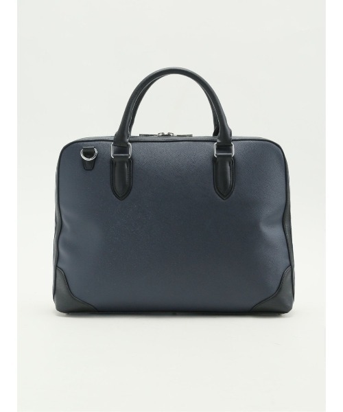 TAKA-Q（タカキュー）の「【2WAY A4対応】タカキュー サフィアーノ型押し ブリーフバッグ（ビジネスバッグ・メンズ・ネイビー/ブラック・FREE）」の7枚目の写真