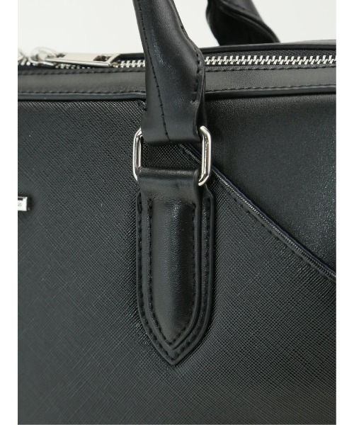 TAKA-Q（タカキュー）の「【2WAY A4対応】タカキュー サフィアーノ型押し ブリーフバッグ（ビジネスバッグ・メンズ・ネイビー/ブラック・FREE）」の20枚目の写真