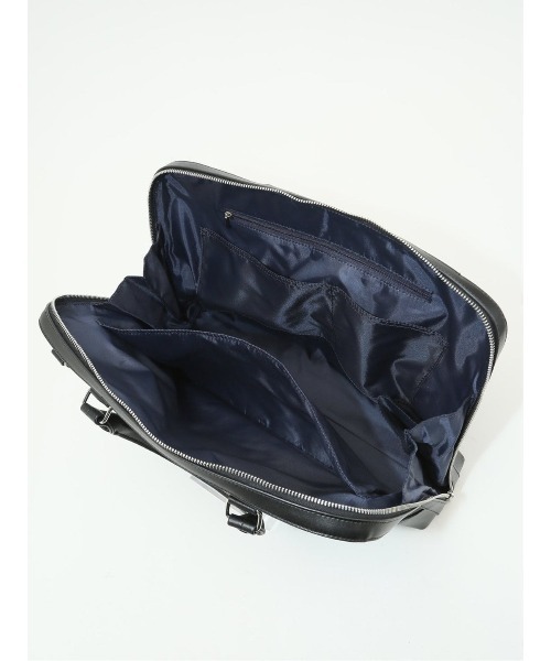 TAKA-Q（タカキュー）の「【2WAY A4対応】タカキュー サフィアーノ型押し ブリーフバッグ（ビジネスバッグ・メンズ・ネイビー/ブラック・FREE）」の22枚目の写真