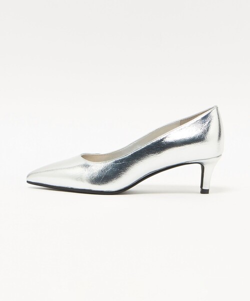 SY UNITED ARROWS(シーユナイテッドアローズ)の「<SY> ポインテッドプレーン SM パンプス50↑(パンプス・レディース・シルバー/ブラック・23cm/25cm/22.5cm/23.5cm/24cm/22cm/24.5cm)」の1枚目の写真