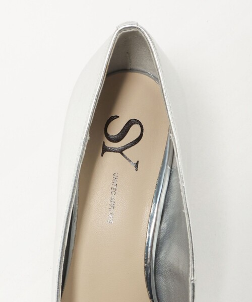 SY UNITED ARROWS(シーユナイテッドアローズ)の「<SY> ポインテッドプレーン SM パンプス50↑(パンプス・レディース・シルバー/ブラック・23cm/25cm/22.5cm/23.5cm/24cm/22cm/24.5cm)」の10枚目の写真
