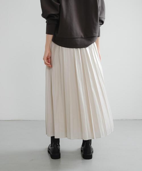 URBAN RESEARCH（アーバンリサーチ）の「チンツプリーツスカート（スカート・レディース・ブラック系その他/グレー系その他/ブラウン/ネイビー・FREE）」の9枚目の写真