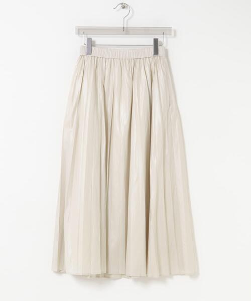 URBAN RESEARCH（アーバンリサーチ）の「チンツプリーツスカート（スカート・レディース・ブラック系その他/グレー系その他/ブラウン/ネイビー・FREE）」の12枚目の写真