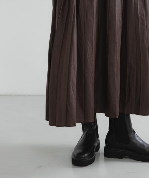 URBAN RESEARCH（アーバンリサーチ）の「チンツプリーツスカート（スカート・レディース・ブラック系その他/グレー系その他/ブラウン/ネイビー・FREE）」の17枚目の写真