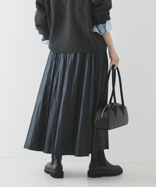 URBAN RESEARCH(アーバンリサーチ)の「チンツプリーツスカート(スカート・レディース・ブラック系その他/グレー系その他/ブラウン/ネイビー・FREE)」の12枚目の写真