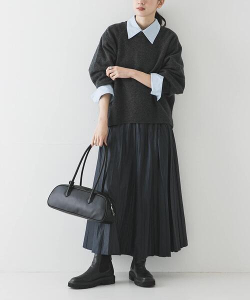 URBAN RESEARCH(アーバンリサーチ)の「チンツプリーツスカート(スカート・レディース・ブラック系その他/グレー系その他/ブラウン/ネイビー・FREE)」の14枚目の写真