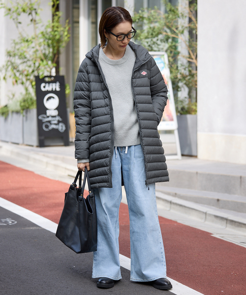 DANTON(ダントン)の「《追加》DANTON/ダントン MIDDLE DOWN LONG DT-A0566(ダウンジャケット/コート・レディース・ベージュ/グレー/ブラック・SMALL/MEDIUM)」の13枚目の写真