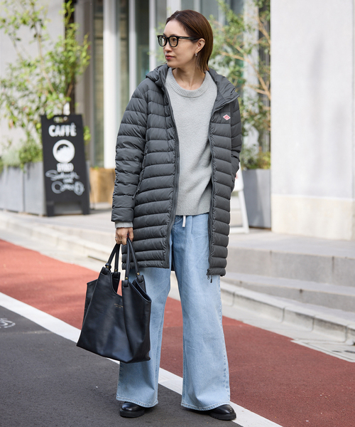 DANTON(ダントン)の「《追加》DANTON/ダントン MIDDLE DOWN LONG DT-A0566(ダウンジャケット/コート・レディース・ベージュ/グレー/ブラック・SMALL/MEDIUM)」の14枚目の写真