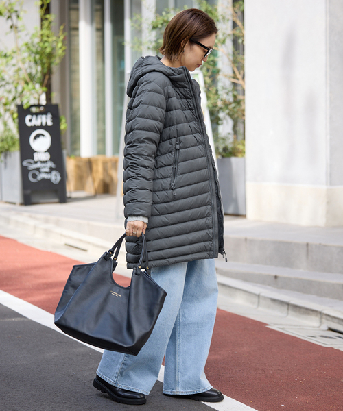 DANTON(ダントン)の「《追加》DANTON/ダントン MIDDLE DOWN LONG DT-A0566(ダウンジャケット/コート・レディース・ベージュ/グレー/ブラック・SMALL/MEDIUM)」の15枚目の写真