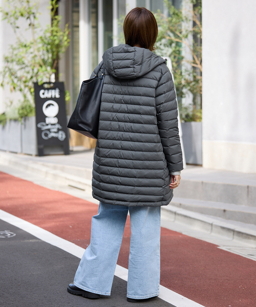DANTON(ダントン)の「《追加》DANTON/ダントン MIDDLE DOWN LONG DT-A0566(ダウンジャケット/コート・レディース・ベージュ/グレー/ブラック・SMALL/MEDIUM)」の16枚目の写真
