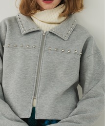 Unitage（ユニテージ）の「スタッズデザインZIPブルゾン（ブルゾン）」