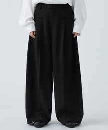 VELNUS（ベルナス）の「【VELNUS】Side tuck design front pocket wide slacks/サイドタックデザイン フロントポケットワイドスラックス（スラックス・メンズ）」