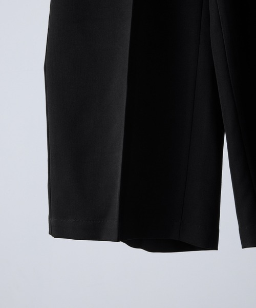 VELNUS（ベルナス）の「【VELNUS】Side tuck design front pocket wide slacks/サイドタックデザイン フロントポケットワイドスラックス（スラックス・メンズ・ブラック/ホワイト/ブラック系・L/M/S）」の21枚目の写真