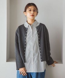 studio CLIP | 12ゲージボタンカーディガン《オケージョン2025AW》(カーディガン/ボレロ)