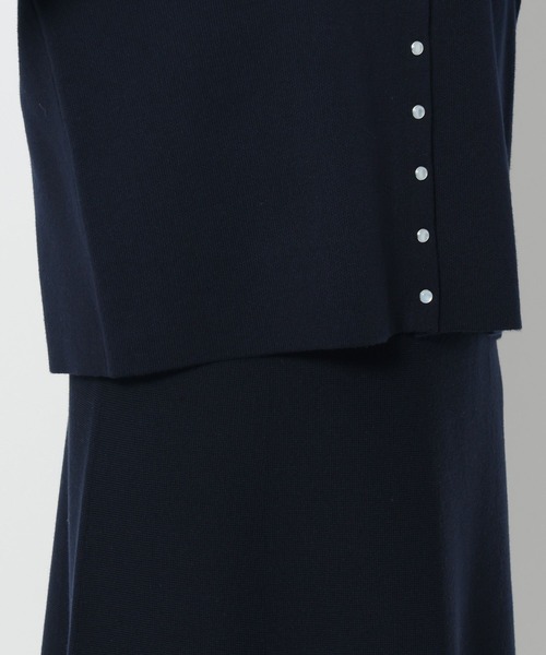 studio CLIP(スタディオクリップ)の「12ゲージボタンカーディガン《オケージョン2025AW》(カーディガン/ボレロ・レディース・チャコール/ネイビー・FREE)」の17枚目の写真