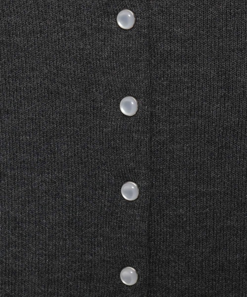 studio CLIP(スタディオクリップ)の「12ゲージボタンカーディガン《オケージョン2025AW》(カーディガン/ボレロ・レディース・チャコール/ネイビー・FREE)」の18枚目の写真