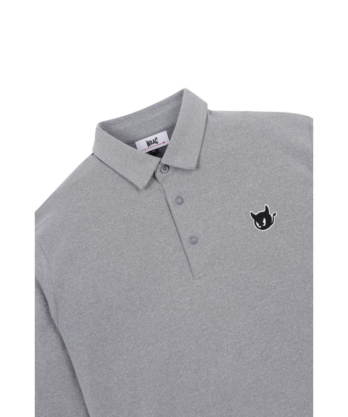 WAAC（ワック）の「MENS ベーシック長袖ポロシャツ（ポロシャツ・メンズ・グリーン系/ベージュ/グレー・MEDIUM/LARGE/X-LARGE/SMALL）」の10枚目の写真