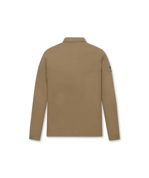 WAAC（ワック）の「MENS ベーシック長袖ポロシャツ（ポロシャツ・メンズ・グリーン系/ベージュ/グレー・MEDIUM/LARGE/X-LARGE/SMALL）」の5枚目の写真