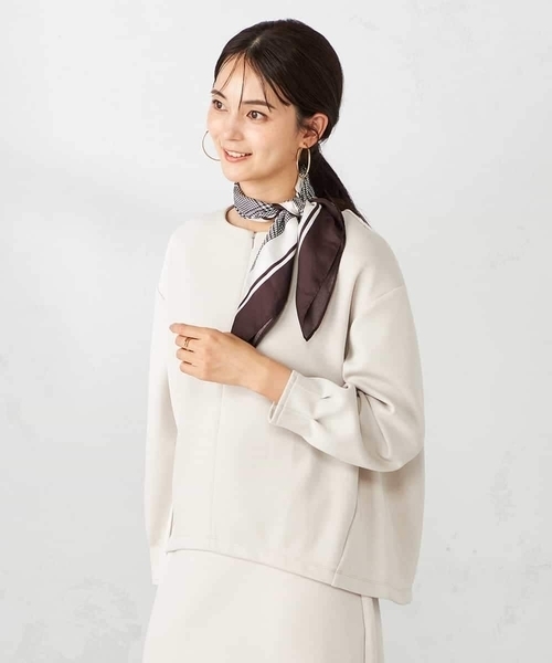 a.v.v(アーヴェヴェ)の「ダンボールプルオーバー【セットアップ可】(スウェット・レディース・ブラウン/ネイビー/グレー系その他・40/36/38)」の20枚目の写真