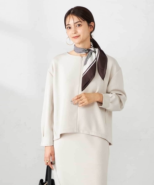 a.v.v(アーヴェヴェ)の「ダンボールプルオーバー【セットアップ可】(スウェット・レディース・ブラウン/ネイビー/グレー系その他・40/36/38)」の21枚目の写真