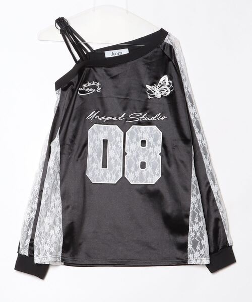 A'GEM/9 × .kom 『.KOM/ドットケーオーエム』 Y2K Lace Design Sporty