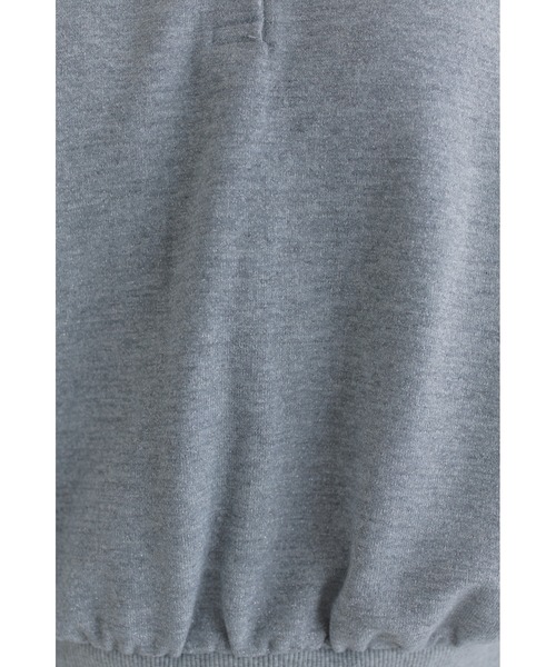 ECLAM(クラム)の「ラメ入り刺繍ポロスウェット(スウェット・レディース・杢グレー・M/L)」の21枚目の写真