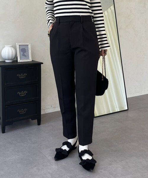 prose verse（プロズヴェール）の「スリムテーパードパンツ（その他パンツ・レディース・ブラック・PL/PM/LARGE/MEDIUM/TL）」の6枚目の写真