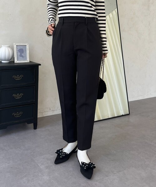 prose verse（プロズヴェール）の「スリムテーパードパンツ（その他パンツ・レディース・ブラック・PL/PM/LARGE/MEDIUM/TL）」の8枚目の写真