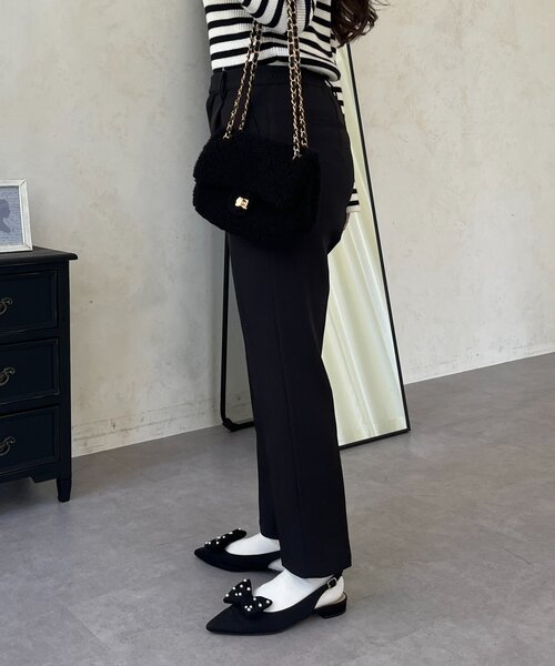 prose verse（プロズヴェール）の「スリムテーパードパンツ（その他パンツ・レディース・ブラック・PL/PM/LARGE/MEDIUM/TL）」の12枚目の写真