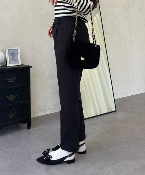 prose verse（プロズヴェール）の「スリムテーパードパンツ（その他パンツ・レディース・ブラック・PL/PM/LARGE/MEDIUM/TL）」の7枚目の写真