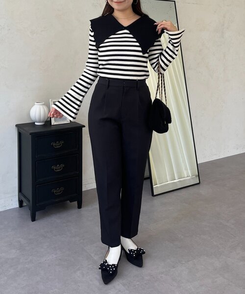 prose verse（プロズヴェール）の「スリムテーパードパンツ（その他パンツ・レディース・ブラック・PL/PM/LARGE/MEDIUM/TL）」の18枚目の写真