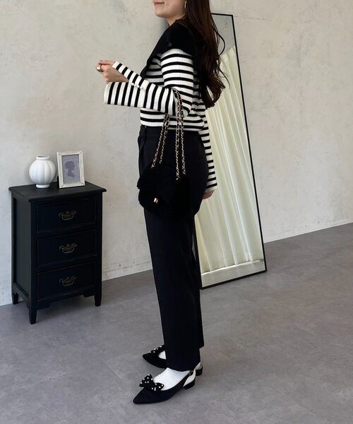 prose verse（プロズヴェール）の「スリムテーパードパンツ（その他パンツ・レディース・ブラック・PL/PM/LARGE/MEDIUM/TL）」の16枚目の写真