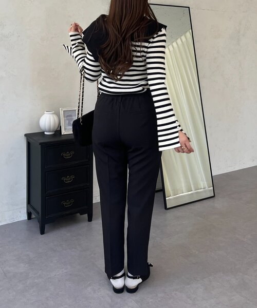 prose verse（プロズヴェール）の「スリムテーパードパンツ（その他パンツ・レディース・ブラック・PL/PM/LARGE/MEDIUM/TL）」の15枚目の写真