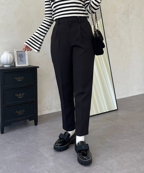 prose verse（プロズヴェール）の「スリムテーパードパンツ（その他パンツ・レディース・ブラック・PL/PM/LARGE/MEDIUM/TL）」の21枚目の写真