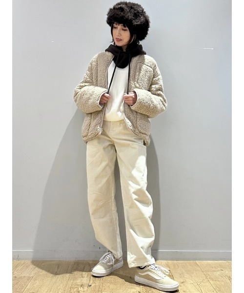 GAP（ギャップ）の「ハイライズ バレル コーデュロイパンツ（デニムパンツ・レディース・ベージュ・23/24/25/26/27/28/29/30）」の3枚目の写真