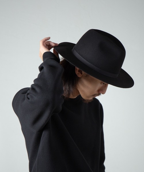 Pocketable Fur Wool Fedra Hat / ポケッタブルファーウールフェドラ