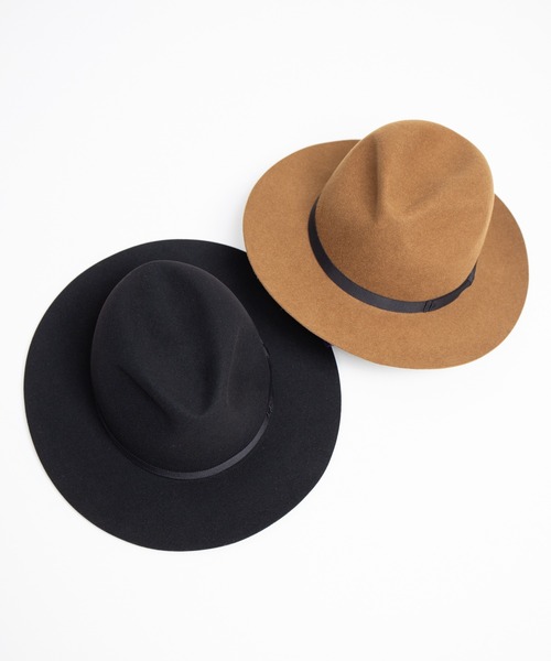 Pocketable Fur Wool Fedra Hat / ポケッタブルファーウールフェドラ