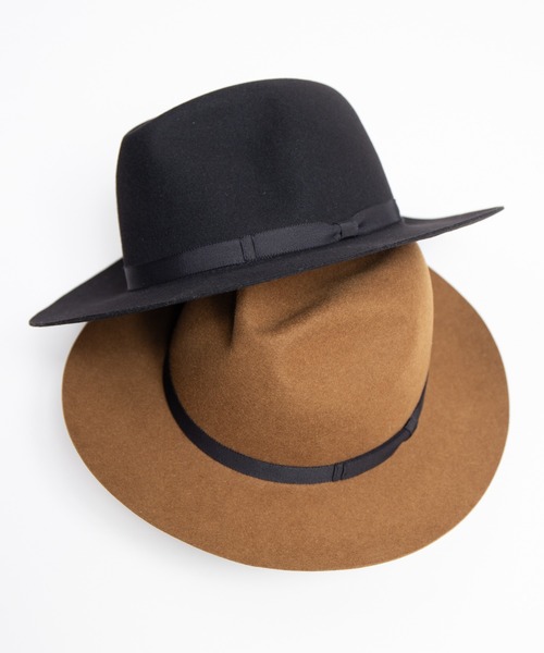 Pocketable Fur Wool Fedra Hat / ポケッタブルファーウールフェドラ