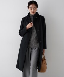 UNTITLED | 【きれいめ/スタイリッシュ】2WAYスタンドカラーロングコート(その他アウター)