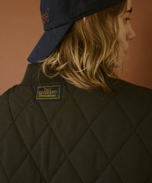 BROKEN BASE(ブロークンベース)の「Quilted Vest / キルテッドジャケット(ダウンベスト・メンズ・パープル/ブラック・MEDIUM/LARGE)」の4枚目の写真