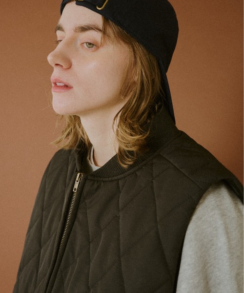 BROKEN BASE(ブロークンベース)の「Quilted Vest / キルテッドジャケット(ダウンベスト・メンズ・パープル/ブラック・MEDIUM/LARGE)」の11枚目の写真