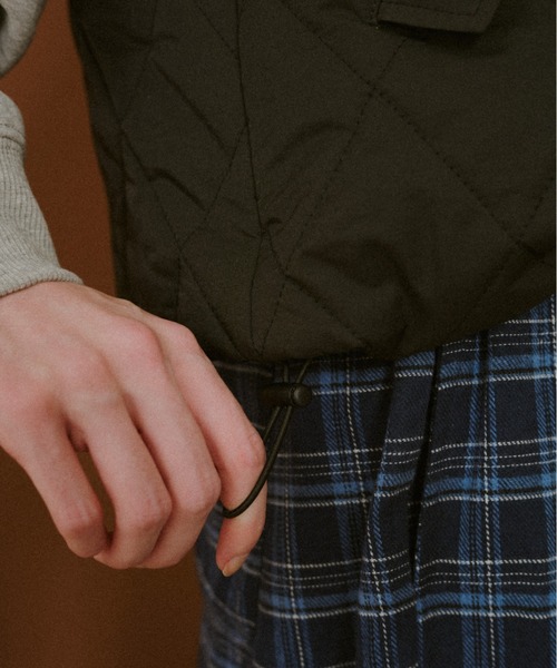 BROKEN BASE(ブロークンベース)の「Quilted Vest / キルテッドジャケット(ダウンベスト・メンズ・パープル/ブラック・MEDIUM/LARGE)」の18枚目の写真