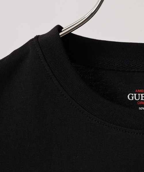 GUESS JEANS(ゲスジーンズ)の「GUESS JEANS GJ SS CN SLIM AMERICAN TR ICONIC TEE ゲス スリムフィット Tシャツ(Tシャツ/カットソー・レディース・ブラック・S/M/L)」の5枚目の写真