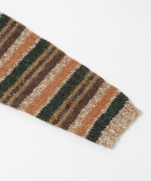 KBF（ケイビーエフ）の「マルチボーダールーズニット（ニット/セーター・レディース・ブラウン系その他/ブルー系その他/ホワイト系その他・ONE）」の18枚目の写真