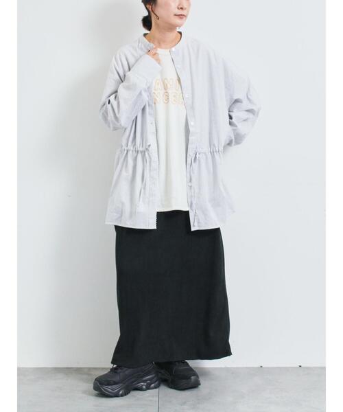 SM2(エスエムツー)の「無地柄アソートドロストブラウス(シャツ/ブラウス・レディース・オフホワイト/ブルー/キナリ・F)」の22枚目の写真