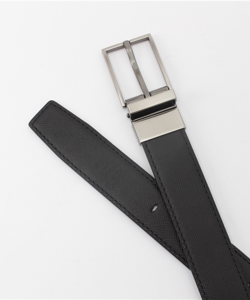 Calvin Klein（カルバン・クライン）の「プリズムレザー リバーシブル ベルト（ベルト・メンズ・ブラック系・F）」の3枚目の写真