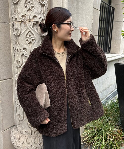 セール】【インフルエンサーOKOCHI企画】ボアブルゾン（その他アウター