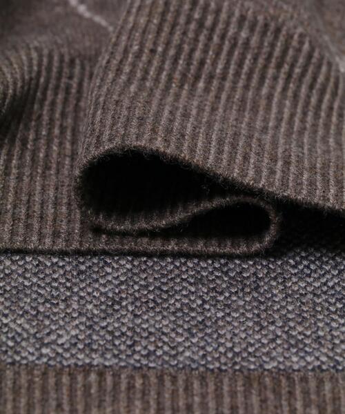 SENSE OF PLACE by URBAN RESEARCH（センスオブプレイスバイアーバンリサーチ）の「ポロシャツジャガードセーター（ニット/セーター・レディース・ブラウン系その他/グレー系その他/ブルー系その他・ONE）」の21枚目の写真